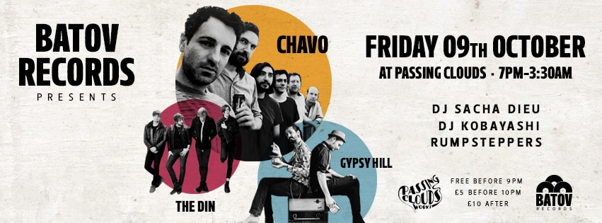 Batov Records Presents: Chavo Launch Party @ Passing Clouds