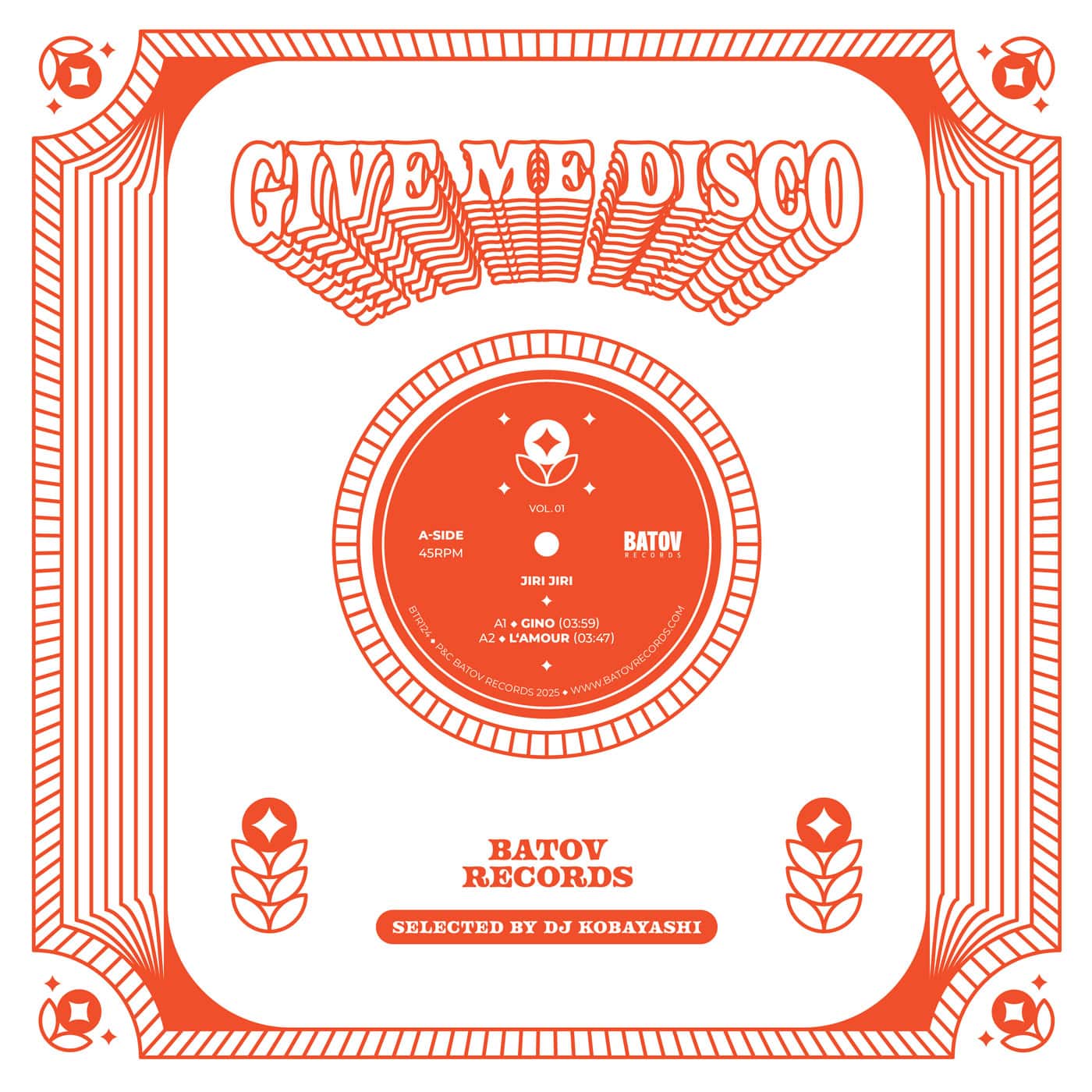 Give Me Disco - Vol 1 (Selected by DJ Kobayashi) by Jiri Jiri